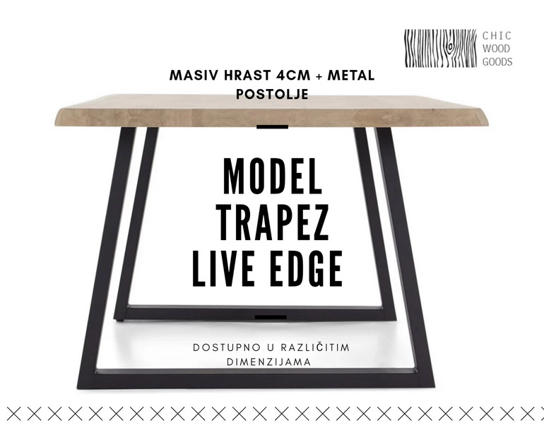 Trapez Live edge